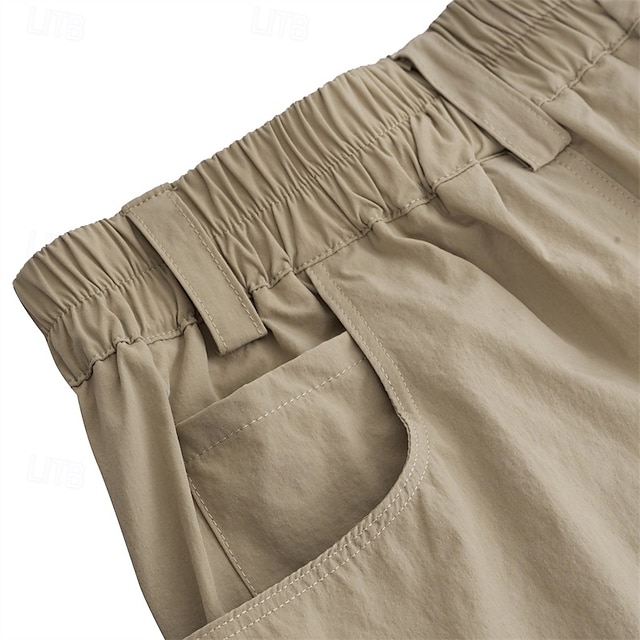 Versatile Tactical Cargo Shorts with Zipper Pockets – Waterproof, Breathable, and Ideal for Outdoor Activities