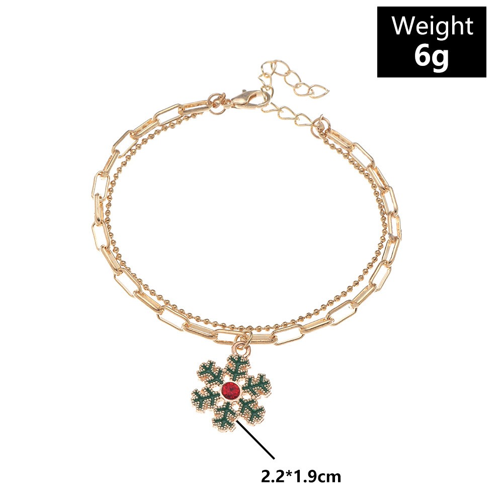 Christmas Ornaments Bracelet for Women